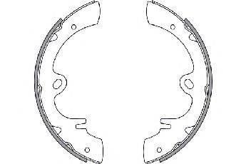 JURID 303 25 Комплект гальмівних колодок