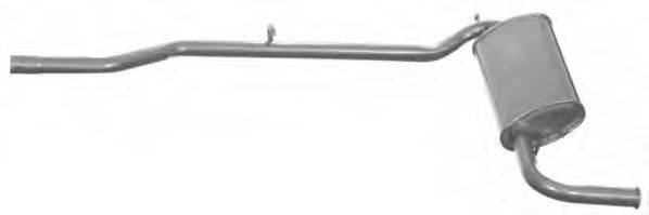 WALKER 70512 Глушник вихлопних газів кінцевий