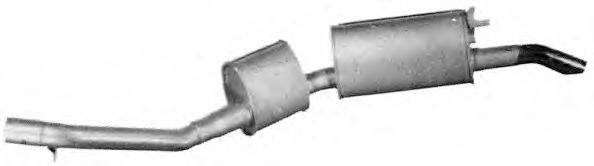 PEUGEOT 172601 Глушник вихлопних газів кінцевий