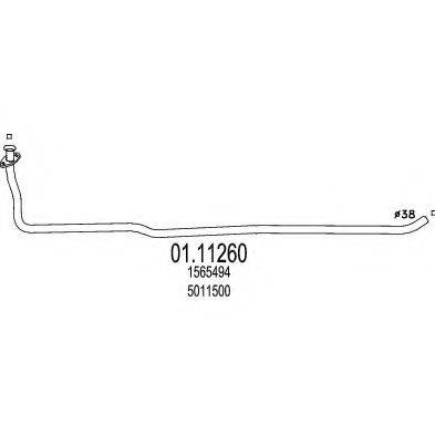 TIMAX 160021 Труба вихлопного газу