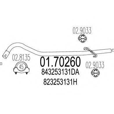 TIMAX 140003 Труба вихлопного газу