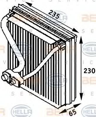 BEHR 77003 Випарник, кондиціонер