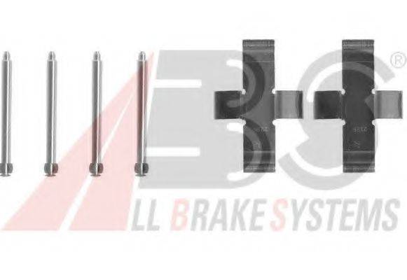 OBTEC A/S 8001194 Комплектуючі, колодки дискового гальма