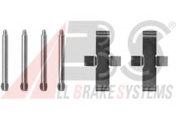 OBTEC A/S 8001197 Комплектуючі, колодки дискового гальма