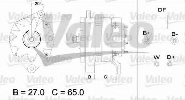 VALEO 510077 Генератор