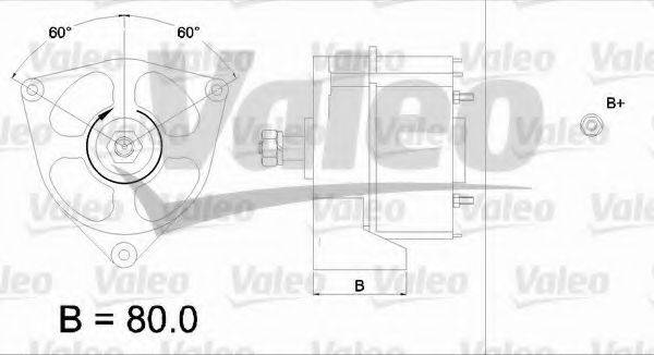 VALEO 10613 Генератор