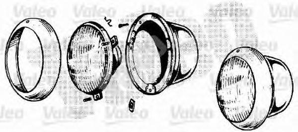 VALEO 69119 Кронштейн, основна фара