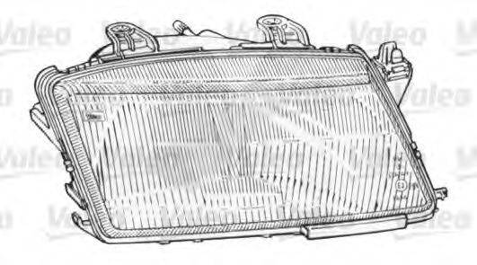 VALEO 87344 Розсіювач, основна фара