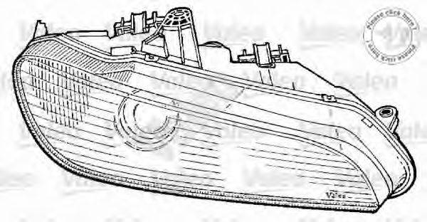 VALEO 87516 Основна фара