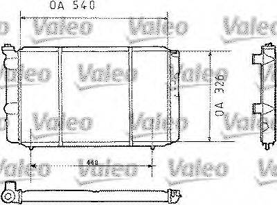 VALEO 23950 Радіатор, охолодження двигуна