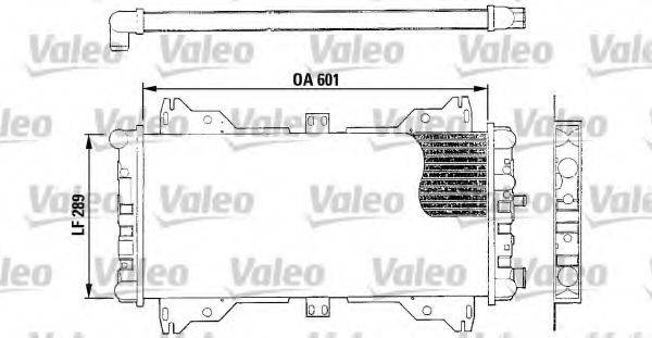 VALEO 514009 Радіатор, охолодження двигуна