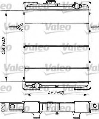 VALEO 34488 Радіатор, охолодження двигуна