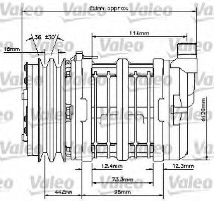 VALEO 815813 Компресор, кондиціонер