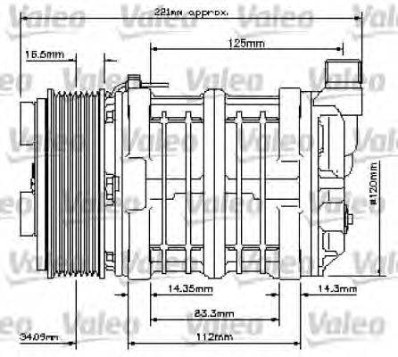 VALEO 815835 Компресор, кондиціонер