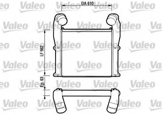 VALEO RA026 Інтеркулер