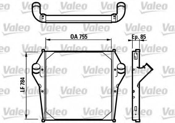 VALEO RA047 Інтеркулер