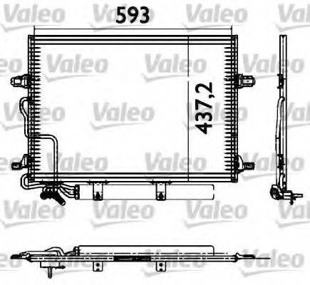 VALEO CA1265 Конденсатор, кондиціонер