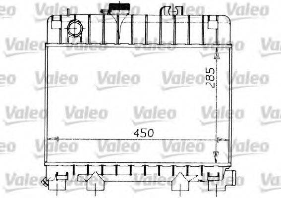VALEO 819207 Радіатор, охолодження двигуна