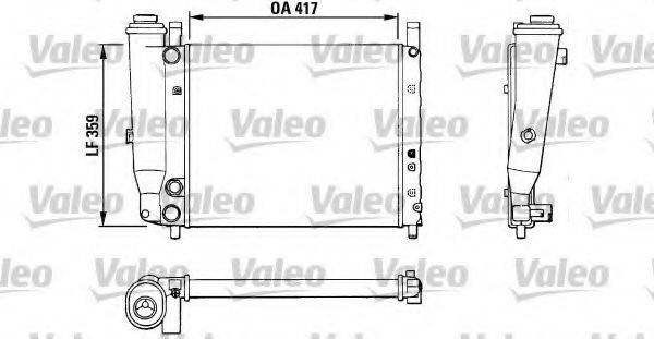 AVA QUALITY COOLING KFT047 Радіатор, охолодження двигуна