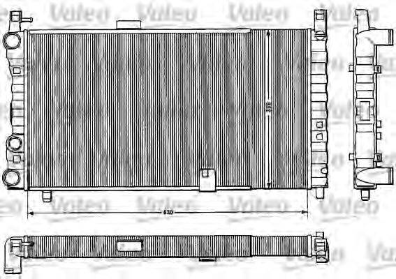 AVA QUALITY COOLING KFT054 Радіатор, охолодження двигуна
