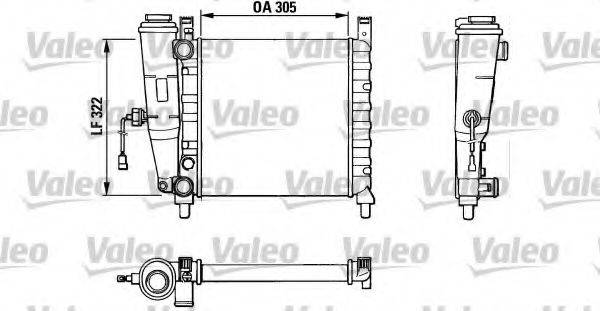 DENSO BM126 Радіатор, охолодження двигуна