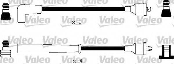 LUCAS ELECTRICAL DKB739 Комплект дротів запалювання