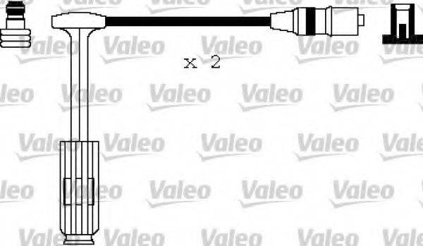 VALEO 9836 Комплект дротів запалювання