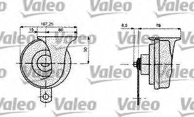 VALEO 479002 Звуковий сигнал