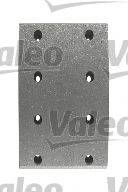 VALEO 19011 Комплект гальмівних черевиків, барабанні гальма