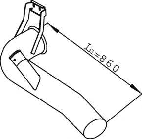 ZARA 10304 Труба вихлопного газу