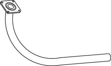 DINEX 80100 Труба вихлопного газу