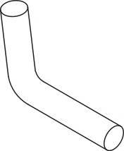 DINEX 70148 Труба вихлопного газу