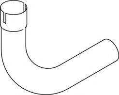 DINEX 70262 Труба вихлопного газу