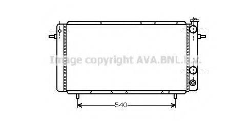 AVA QUALITY COOLING RT2111 Радіатор, охолодження двигуна