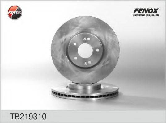 гальмівний диск FENOX TB219310 гальмівний диск FENOX TB219310