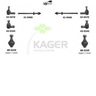 KAGER 801184 Підвіска колеса