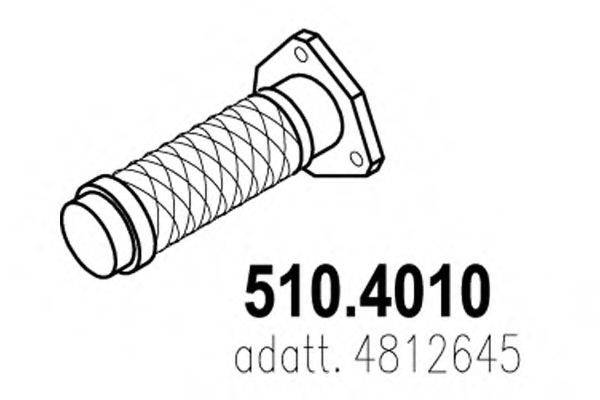 ASSO 5104010 Гофрована труба, вихлопна система