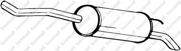 FONOS 801184 Глушник вихлопних газів кінцевий