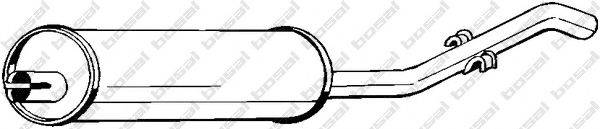 BOSAL 112079 Глушник вихлопних газів кінцевий