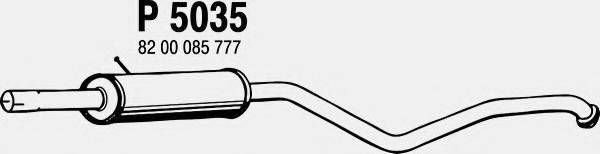 MTS 80590 Середній глушник вихлопних газів