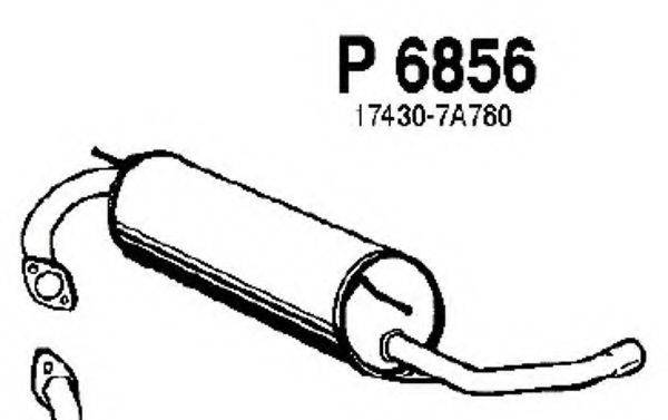 FENNO 6856 Глушник вихлопних газів кінцевий