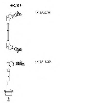 PVL 21073 Комплект дротів запалювання