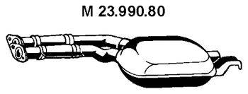 WALKER 70280 Середній глушник вихлопних газів