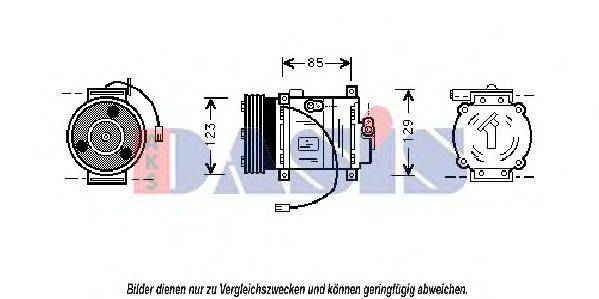 AKS DASIS 19026 Компресор, кондиціонер