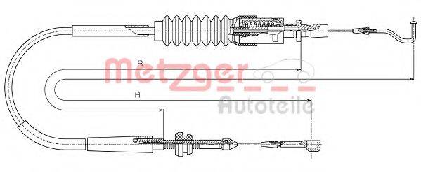 MALO 21028 Тросик газу